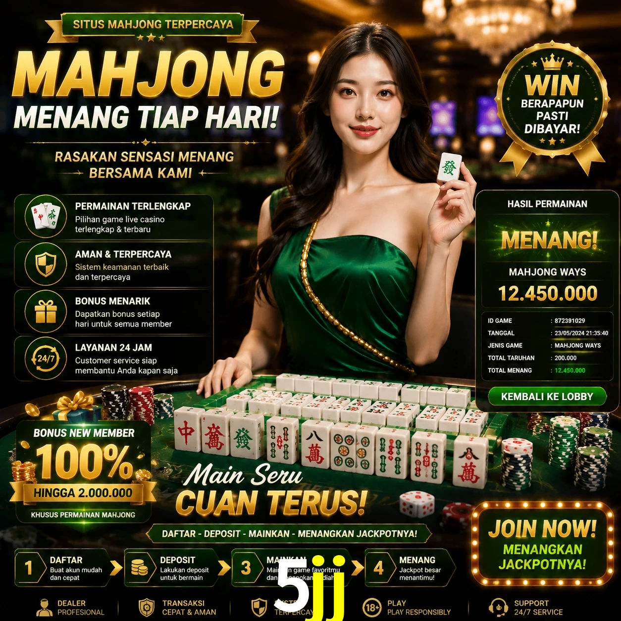 Cashback VIP 5jj - reembolso semanal